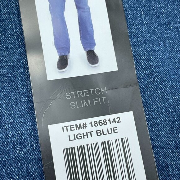 Urban Star Mens Stretch Slim Fit Jeans Light Blue 30x29 a1305 - Picture 5 of 6